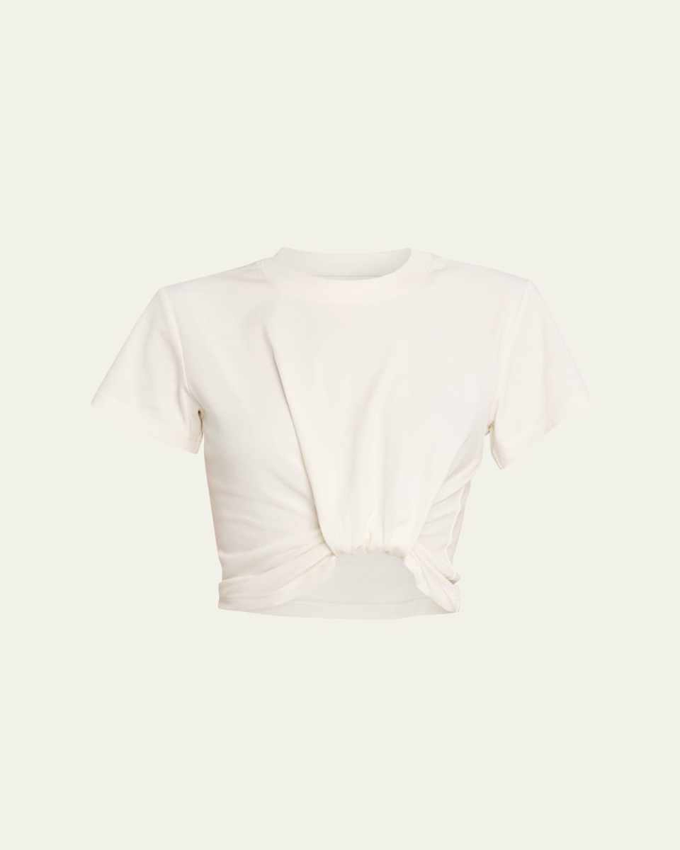 Elara Tuck Cropped Tee